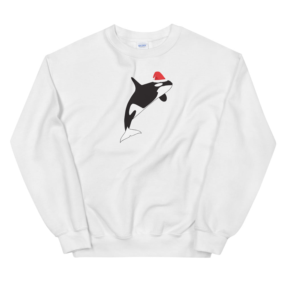 Orca Santa Sweatshirt - Splashing Apparel