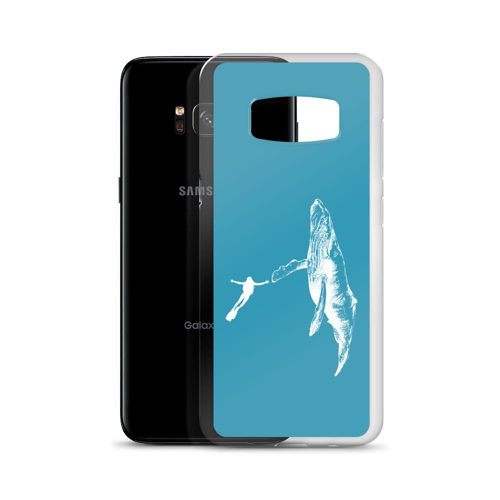 High Five Samsung Case Blue - Splashing Apparel