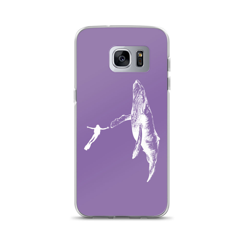 High Five Samsung Case Purple - Splashing Apparel