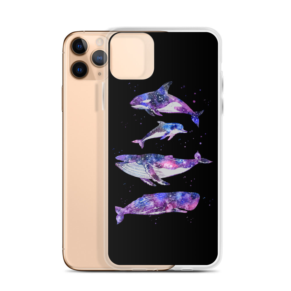 Cosmic Beauties iPhone Case Black - Splashing Apparel
