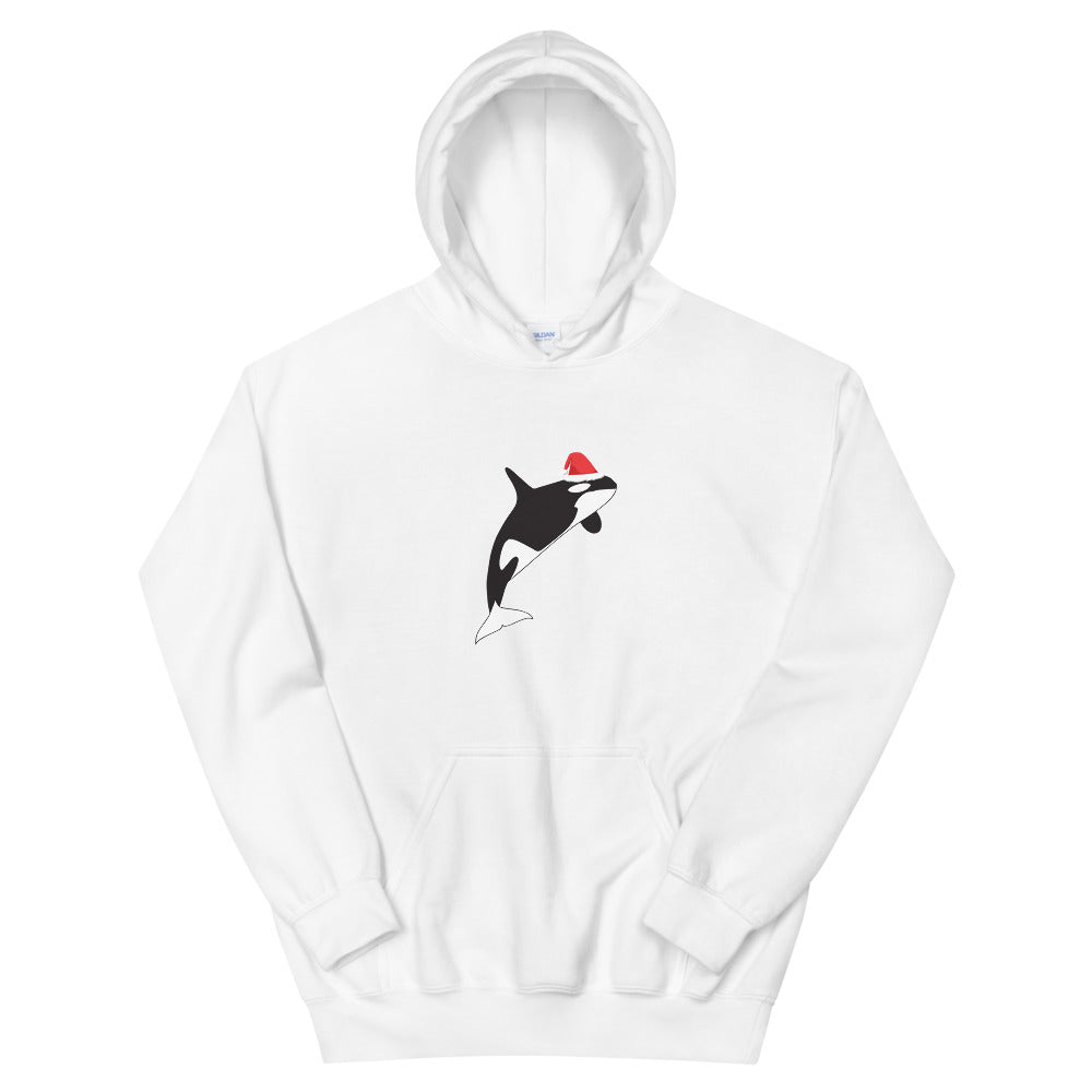 Christmas Orca Hoodie - Splashing Apparel