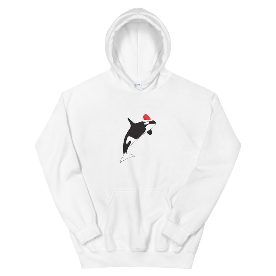 Christmas Orca Hoodie - Splashing Apparel