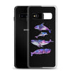 Stary Whales Samsung Case Black - Splashing Apparel