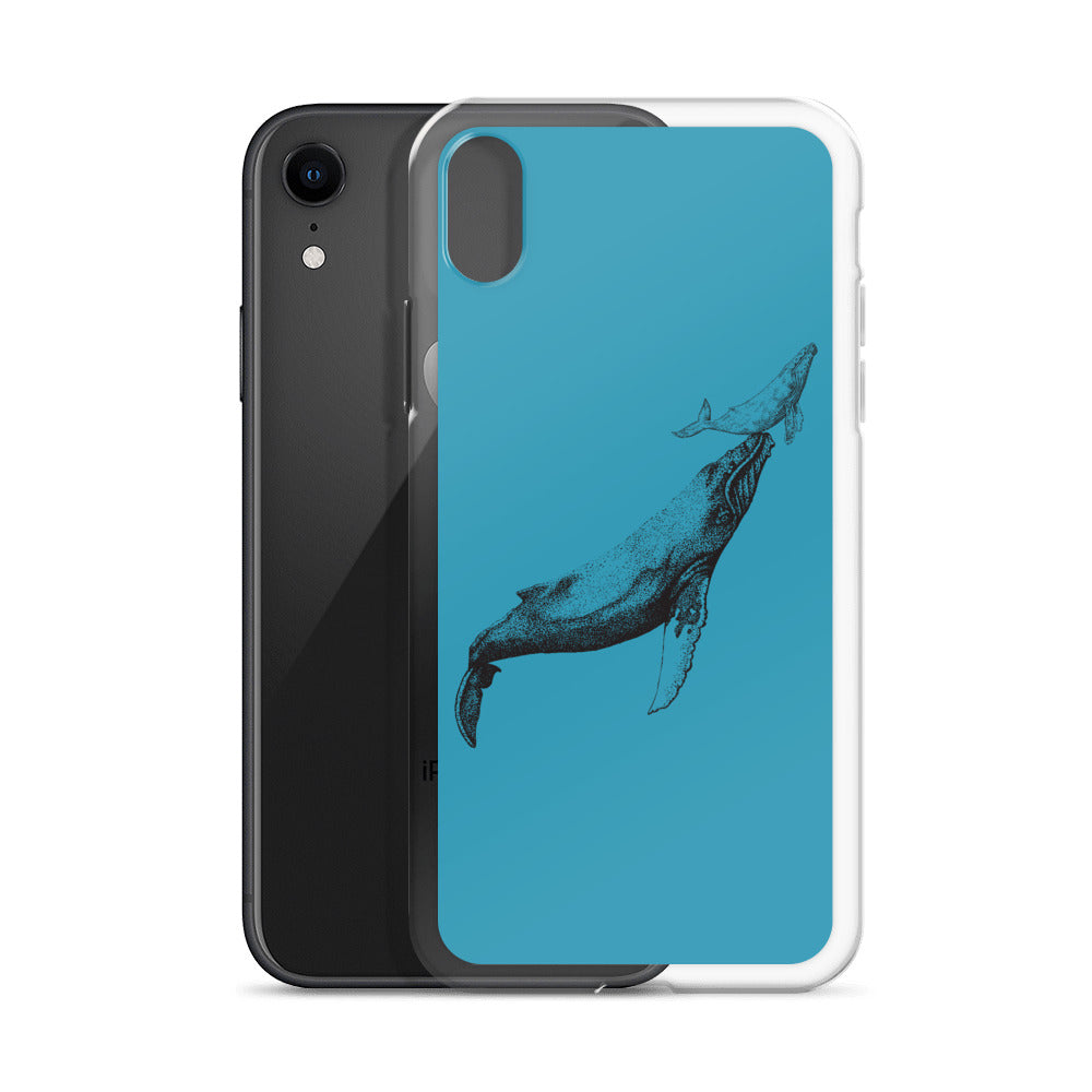 First Breath iPhone Case Blue - Splashing Apparel