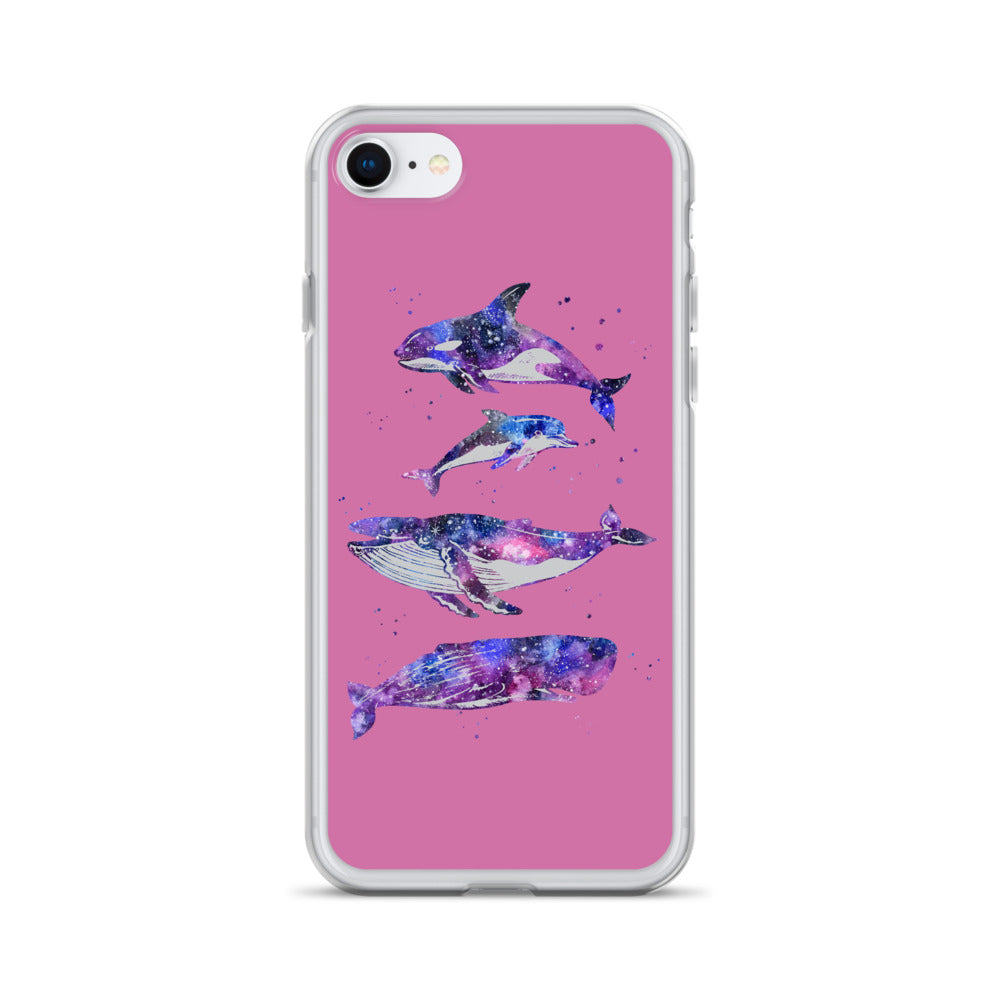 Cosmic Beauties iPhone Case Pink - Splashing Apparel