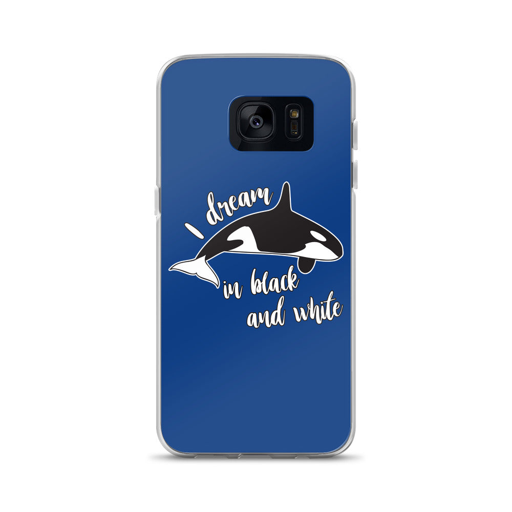 Dream of Black & White Samsung Case - Splashing Apparel