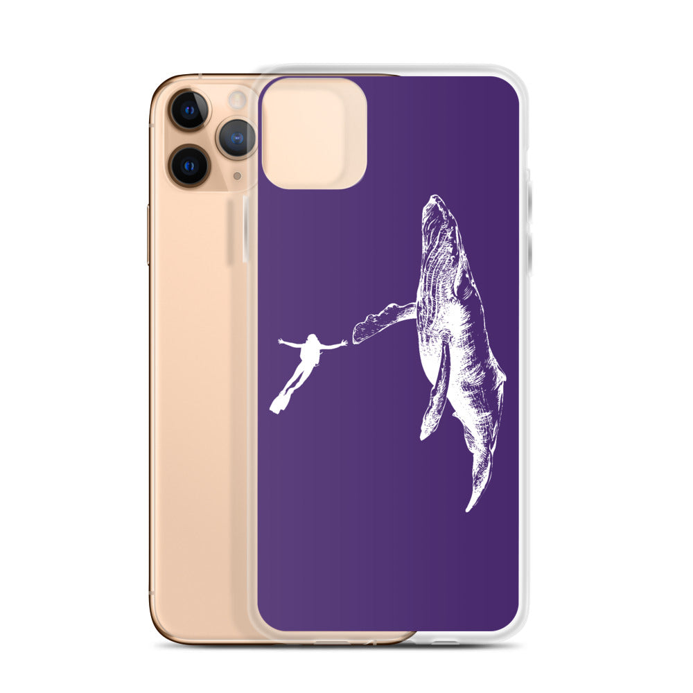 High Five iPhone Case Purple - Splashing Apparel