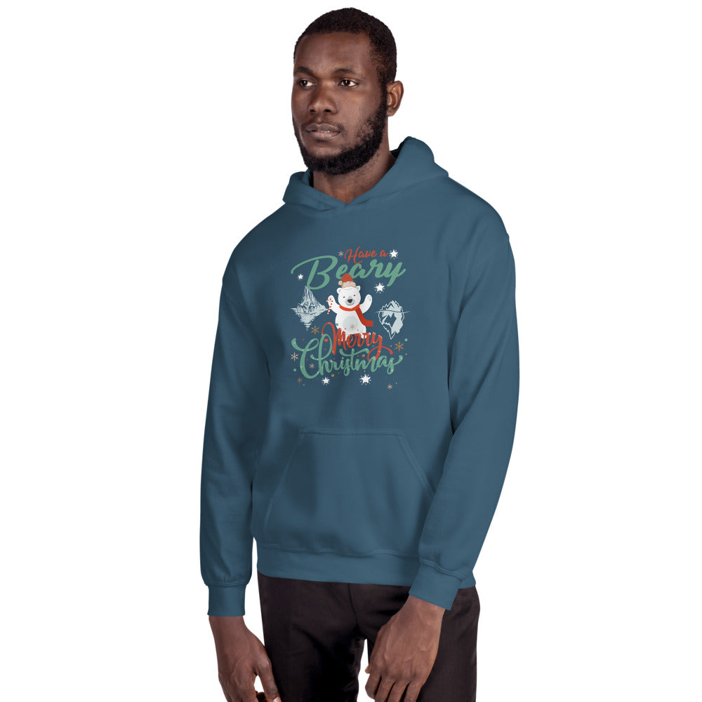 Beary Merry Christmas Hoodie - Splashing Apparel