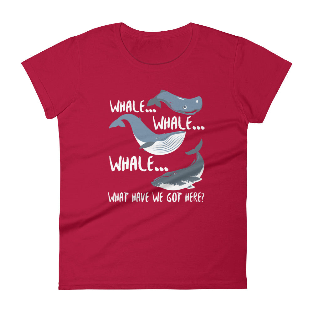 Whale Whale Whale Women's Shirt - Splashing Apparel