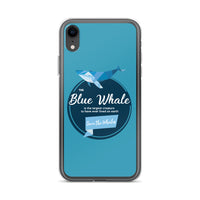 Blue Whale iPhone Case Blue - Splashing Apparel