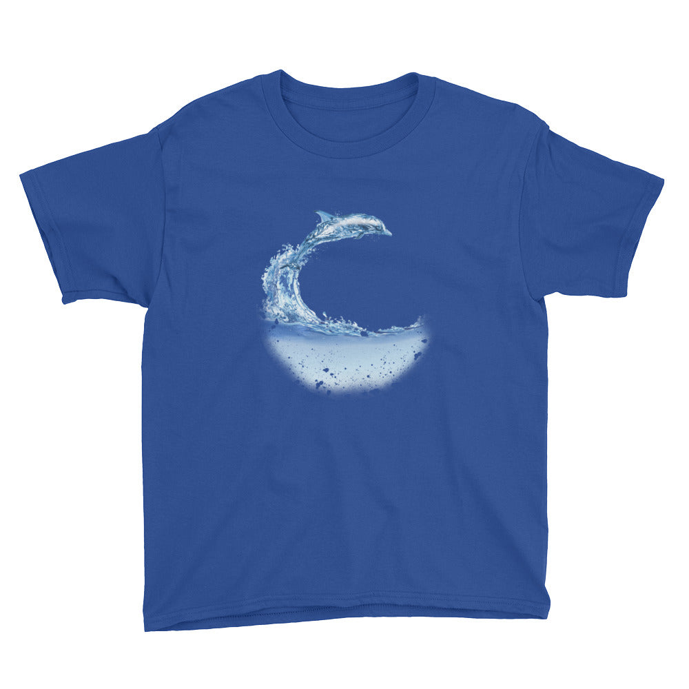 Aqua Dolphin Kids Shirt - Splashing Apparel