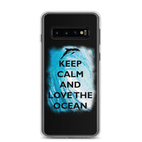 Keep Calm and Love the Ocean Samsung Case - Splashing Apparel