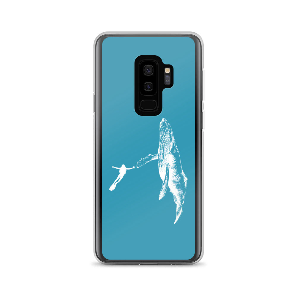 High Five Samsung Case Blue - Splashing Apparel