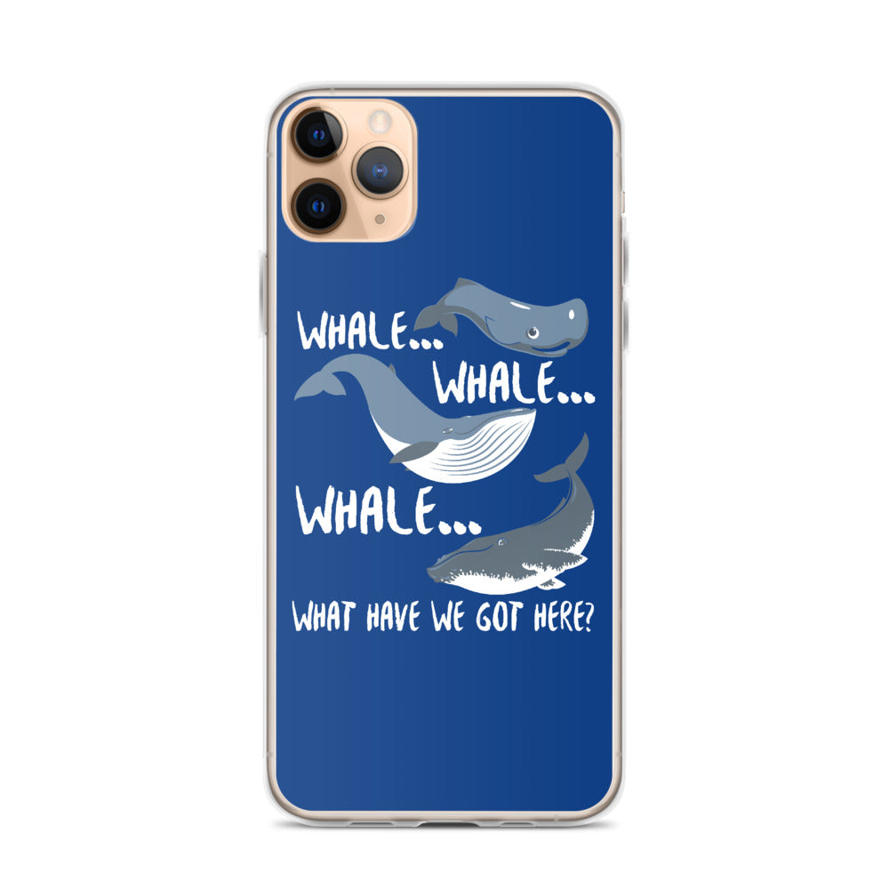 Whale Whale Whale iPhone Case - Splashing Apparel