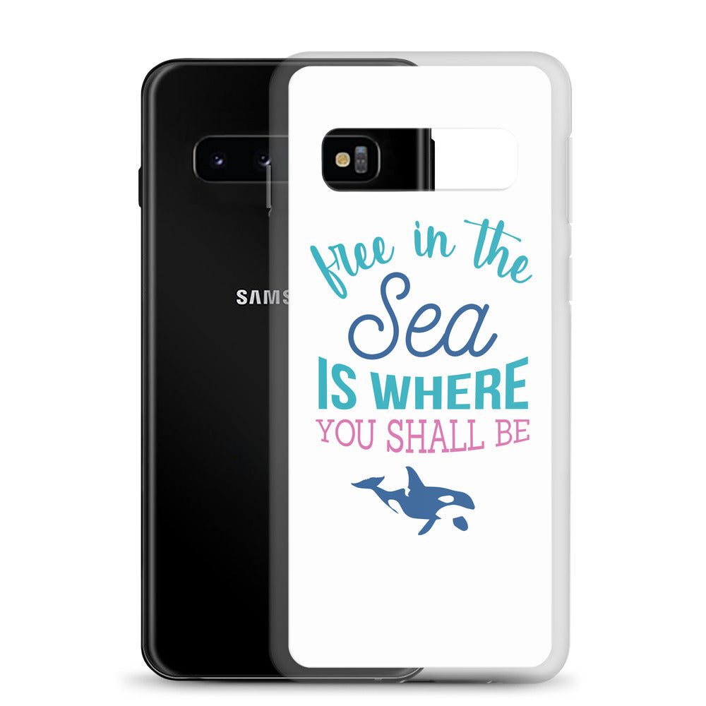 Free in the Sea Samsung Case - Splashing Apparel