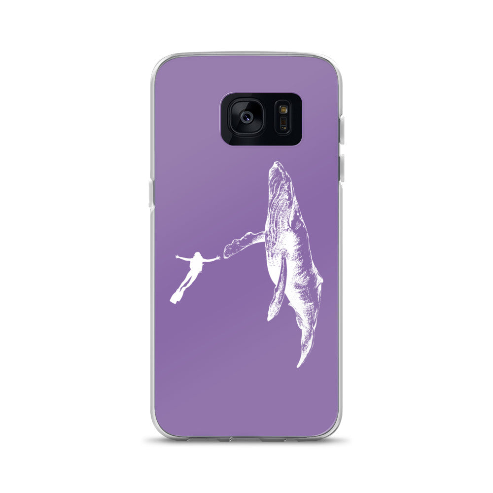 High Five Samsung Case Purple - Splashing Apparel