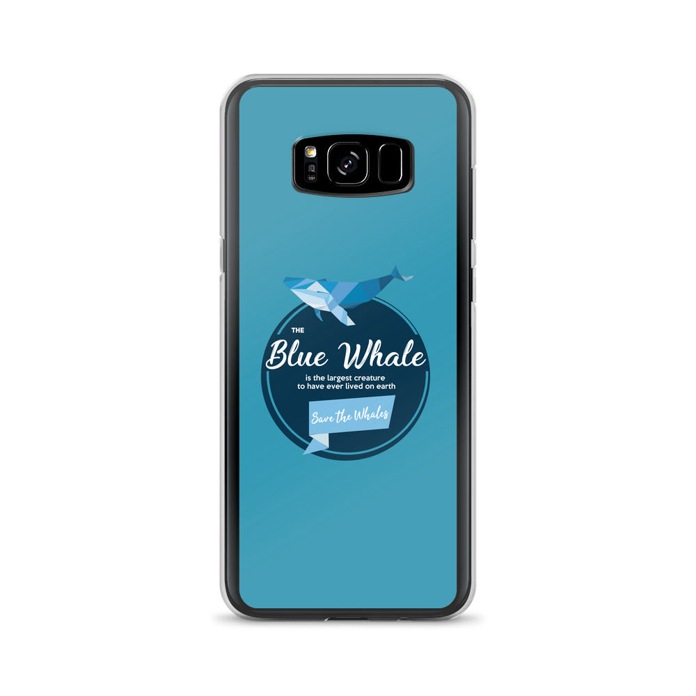 Blue Whale Samsung Case Blue - Splashing Apparel