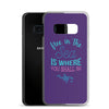 Free in the Sea Samsung Case Purple - Splashing Apparel