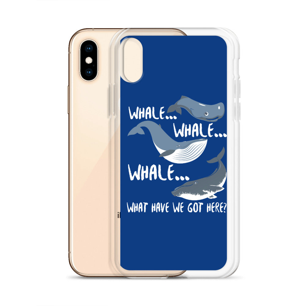 Whale Whale Whale iPhone Case - Splashing Apparel