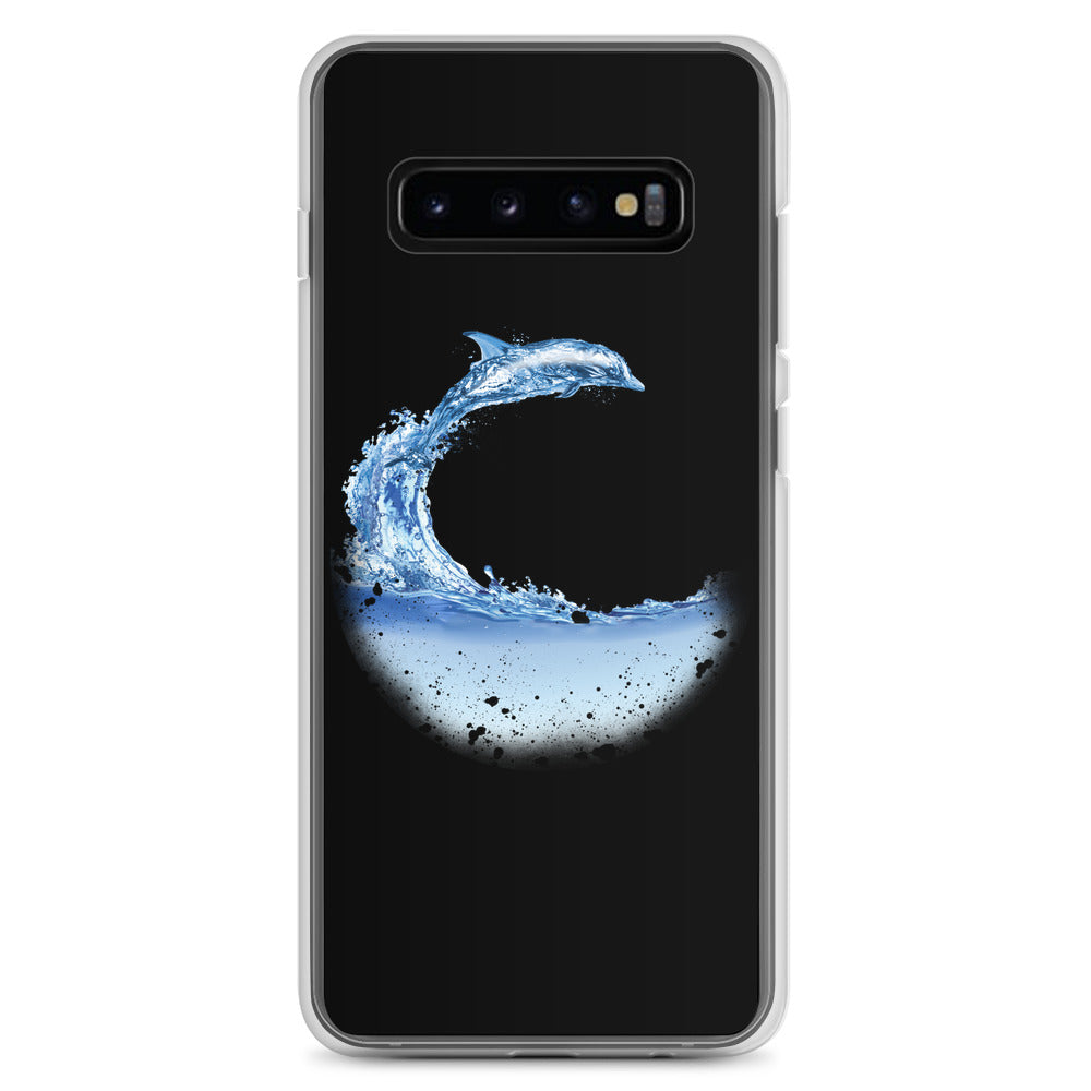 Aqua Dolphin Samsung Case - Splashing Apparel