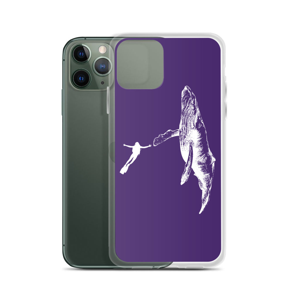 High Five iPhone Case Purple - Splashing Apparel