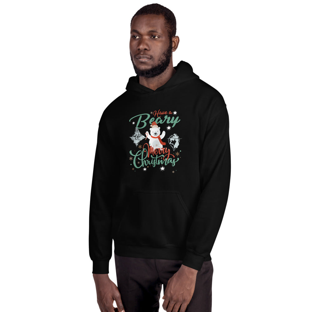 Beary Merry Christmas Hoodie - Splashing Apparel