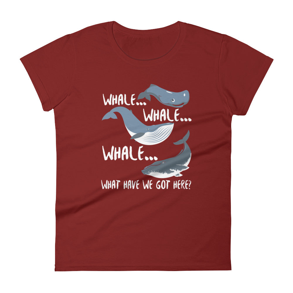 Whale Whale Whale Women's Shirt - Splashing Apparel