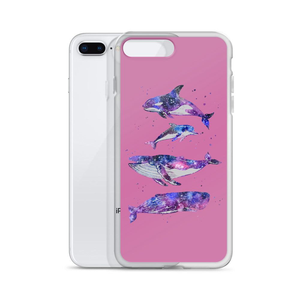 Cosmic Beauties iPhone Case Pink - Splashing Apparel