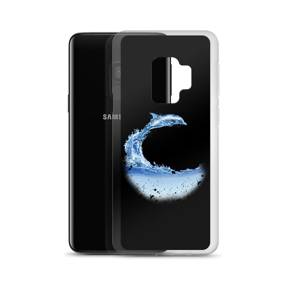 Aqua Dolphin Samsung Case - Splashing Apparel