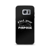 Find Your Porpoise Samsung Case Black - Splashing Apparel