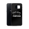 Find Your Porpoise Samsung Case Black - Splashing Apparel