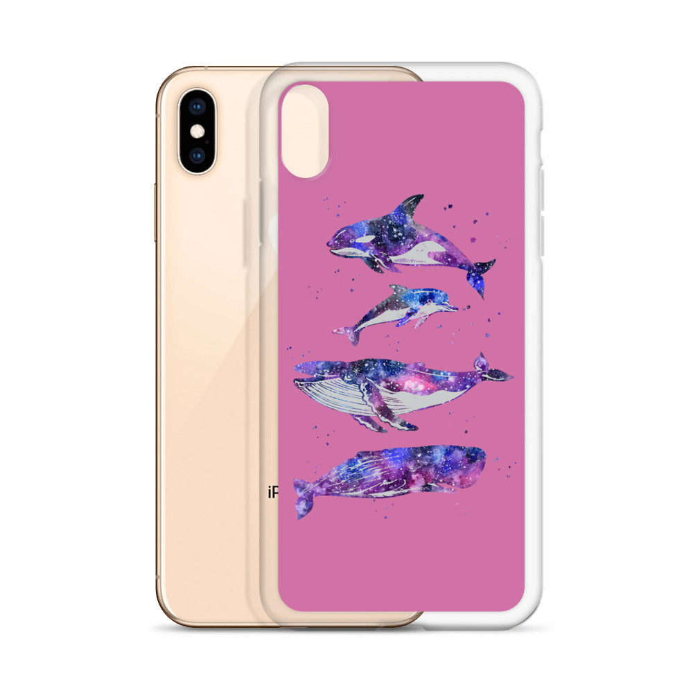 Cosmic Beauties iPhone Case Pink - Splashing Apparel