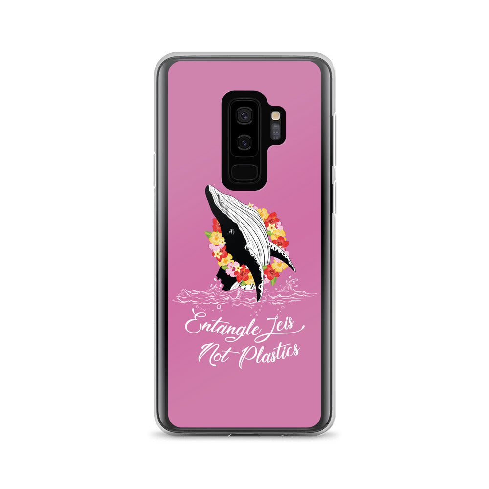 Entangle Leis Samsung Case Pink - Splashing Apparel