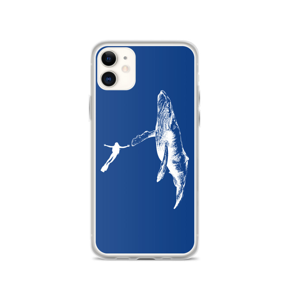 High Five iPhone Case Dark Blue - Splashing Apparel