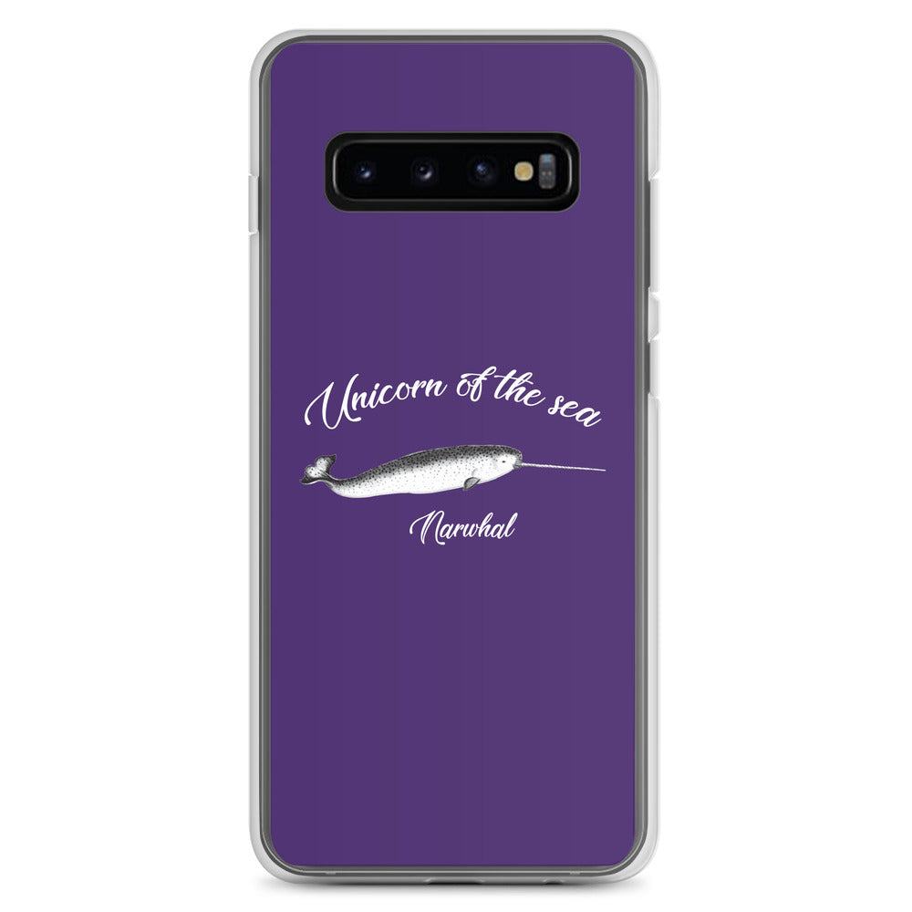 Unicorn of the Sea Samsung Case Purple - Splashing Apparel