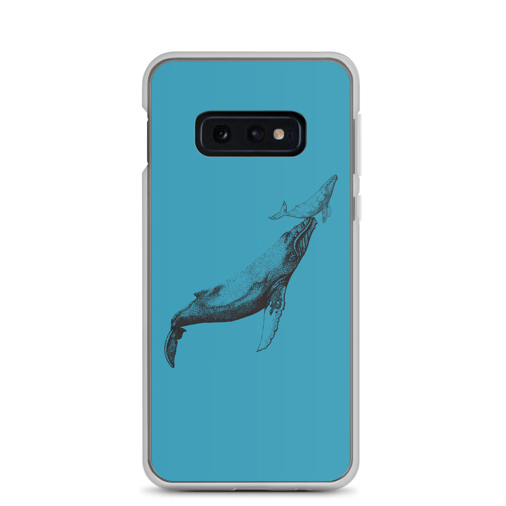 First Breath Samsung Case Blue - Splashing Apparel
