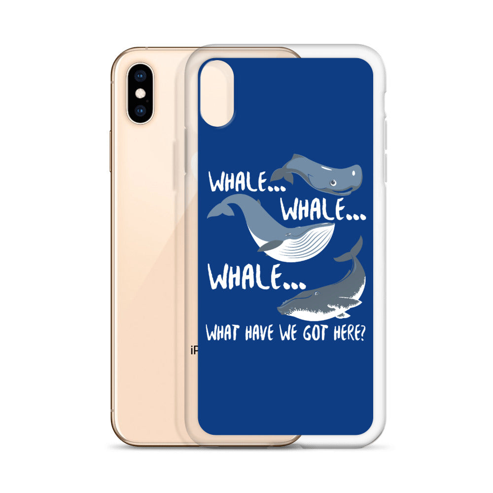 Whale Whale Whale iPhone Case - Splashing Apparel
