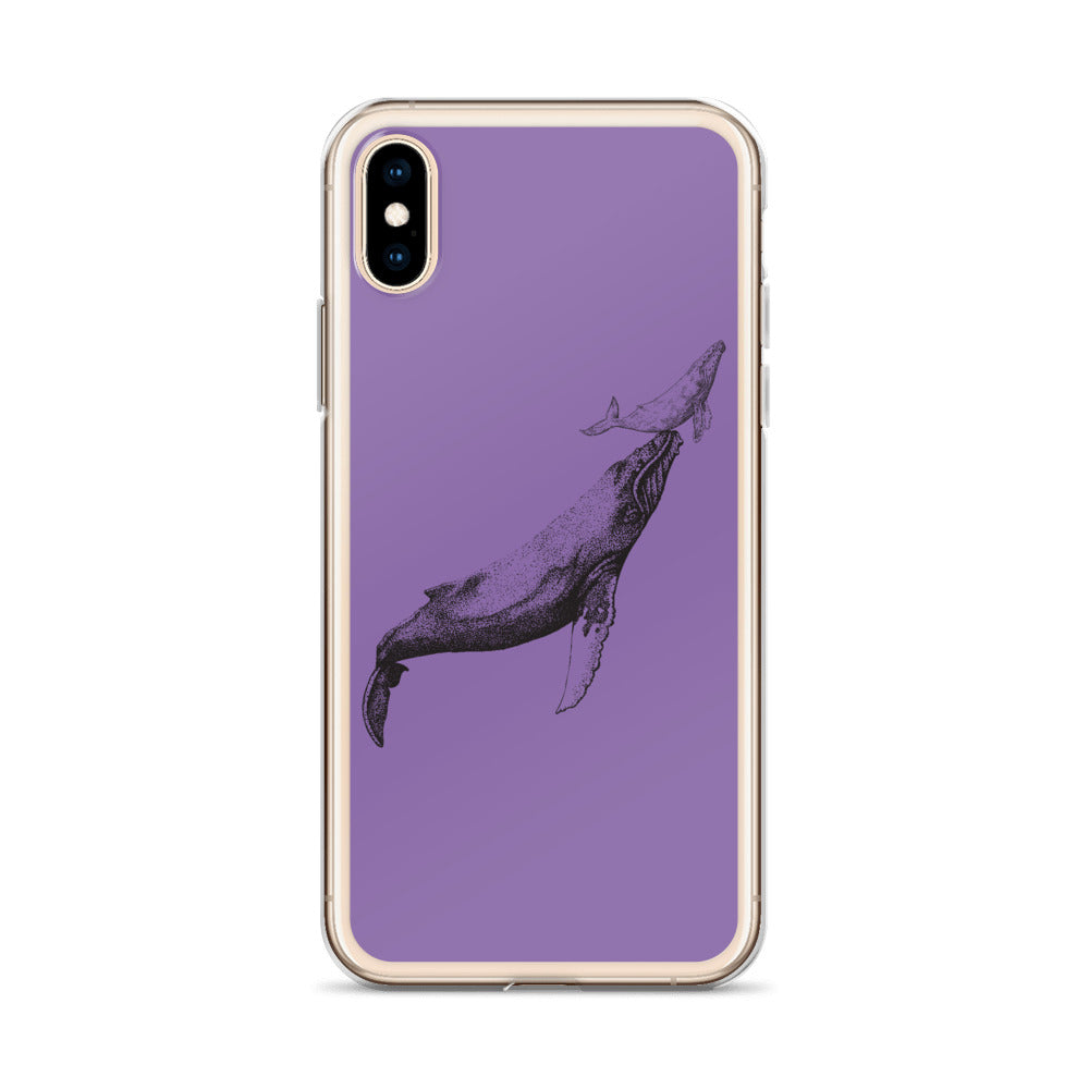 First Breath iPhone Case Purple - Splashing Apparel