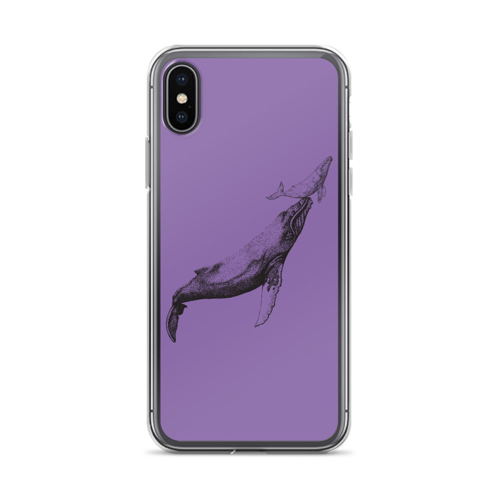 First Breath iPhone Case Purple - Splashing Apparel