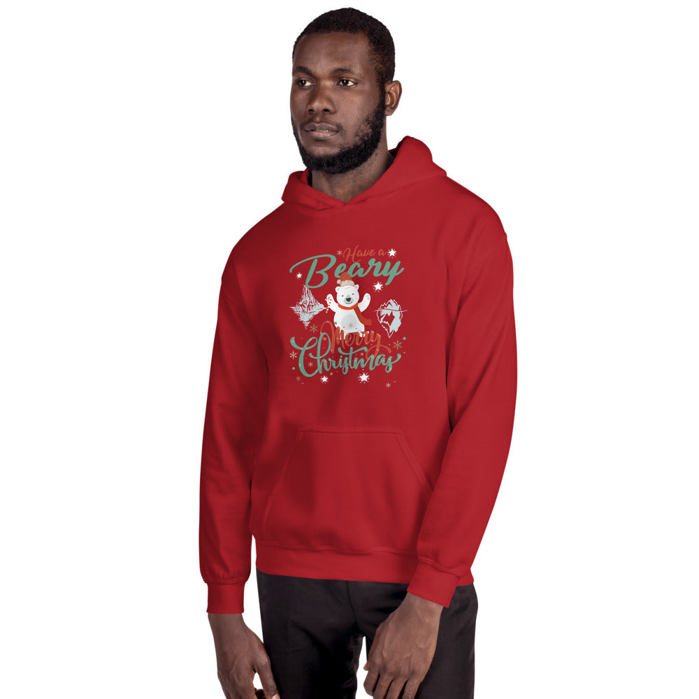 Beary Merry Christmas Hoodie - Splashing Apparel
