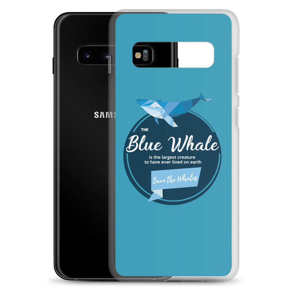 Blue Whale Samsung Case Blue - Splashing Apparel