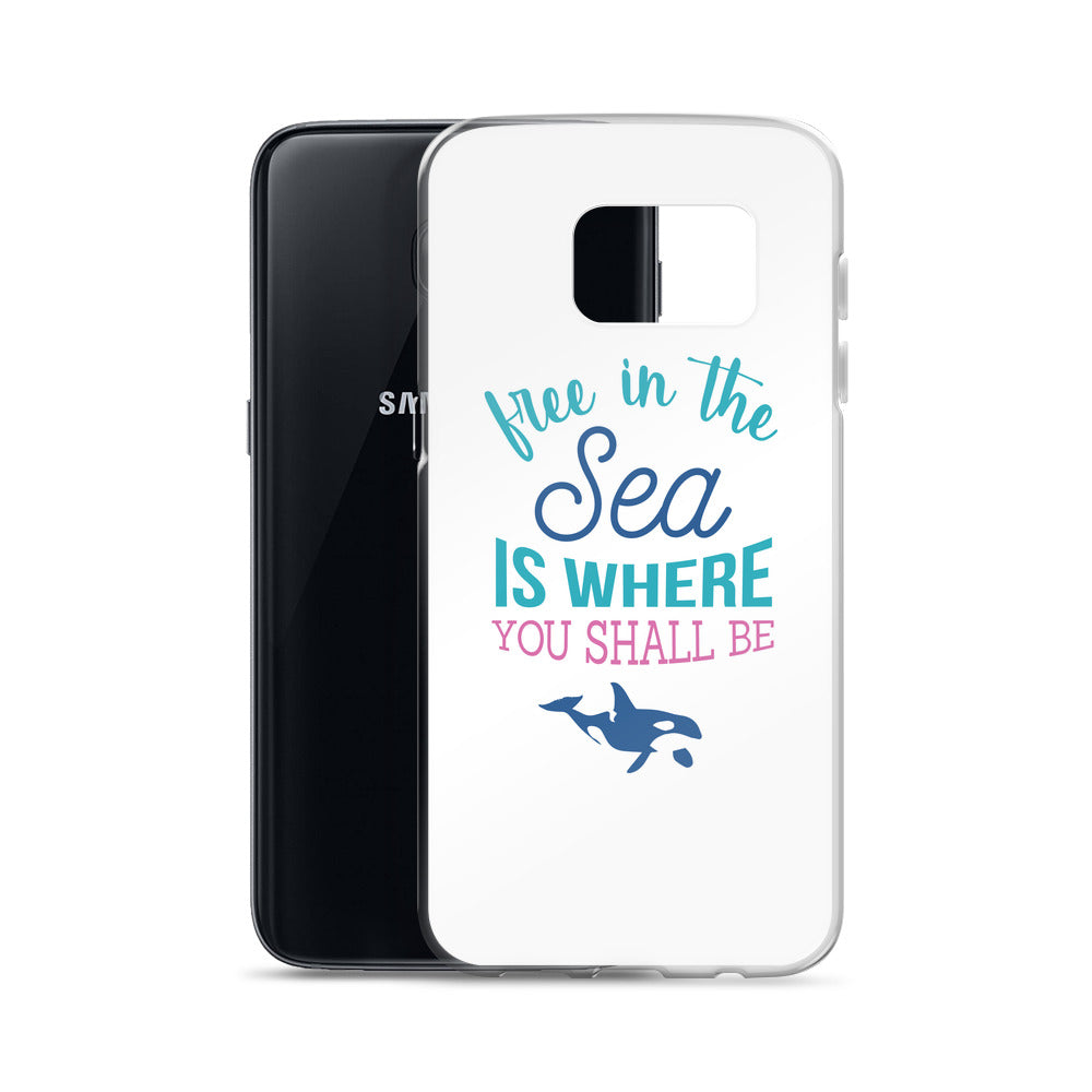 Free in the Sea Samsung Case - Splashing Apparel