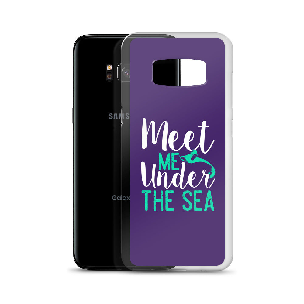 Meet Me Under the Sea Samsung Case Purple - Splashing Apparel