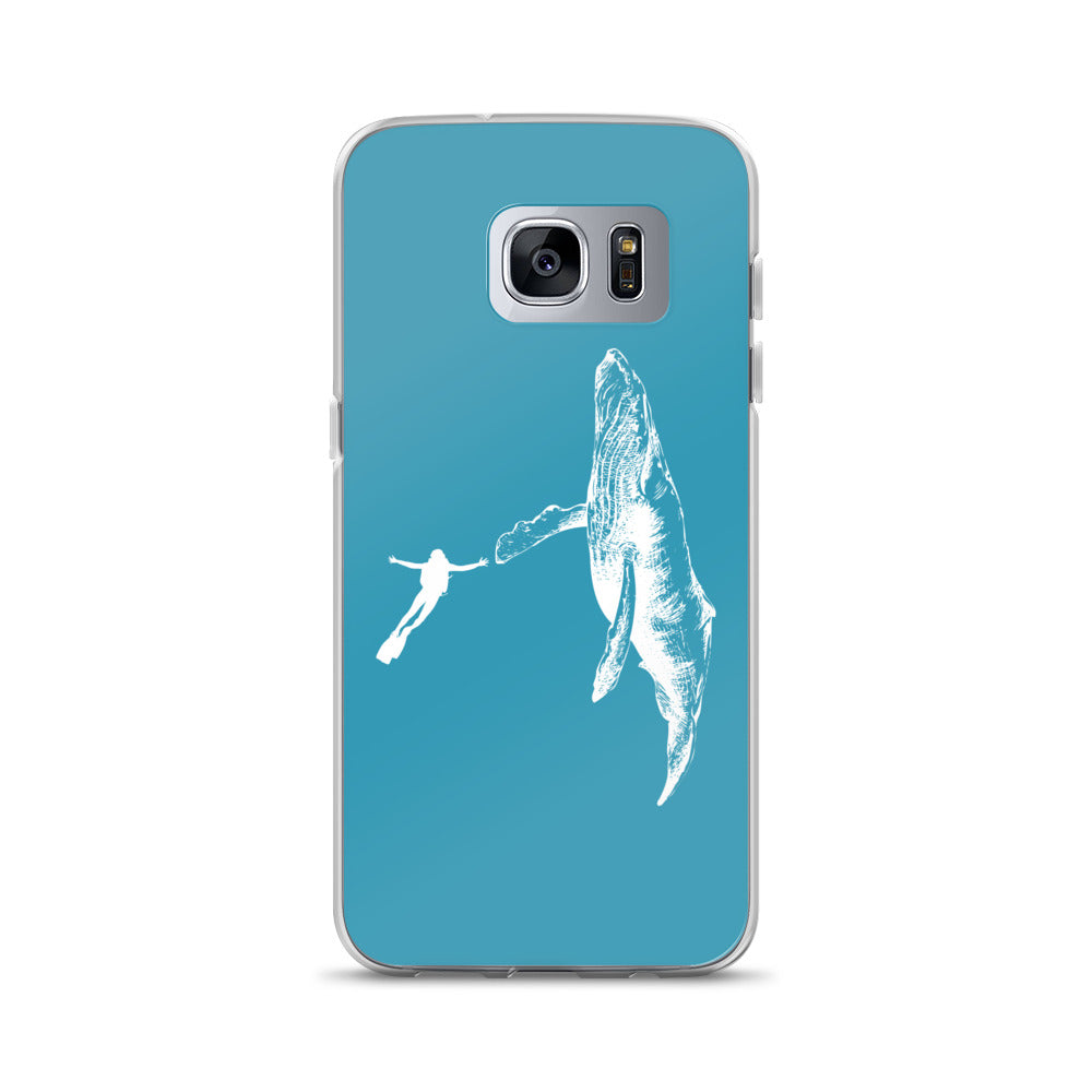 High Five Samsung Case Blue - Splashing Apparel