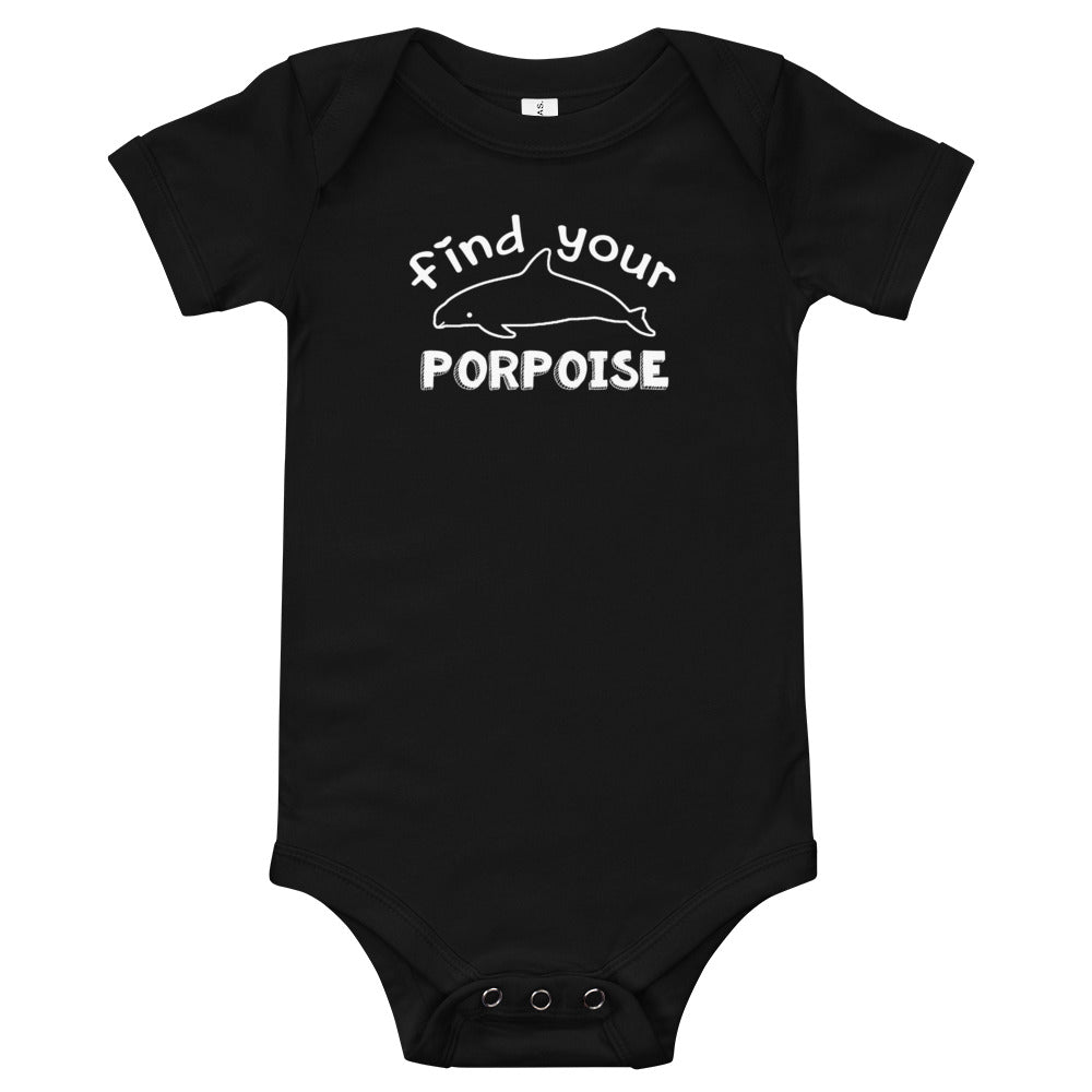 Find Your Porpoise Baby Onesie