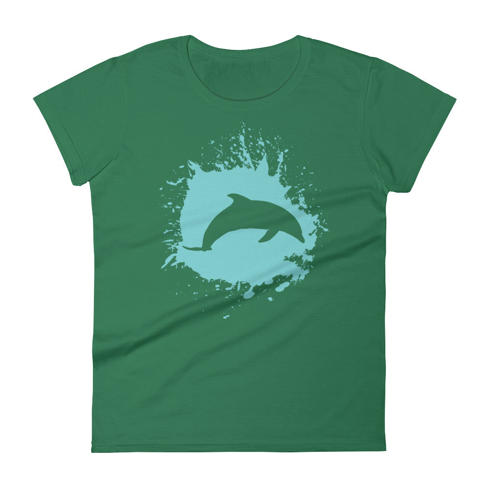 Dolphin Splash Women's Shirt - Splashing Apparel