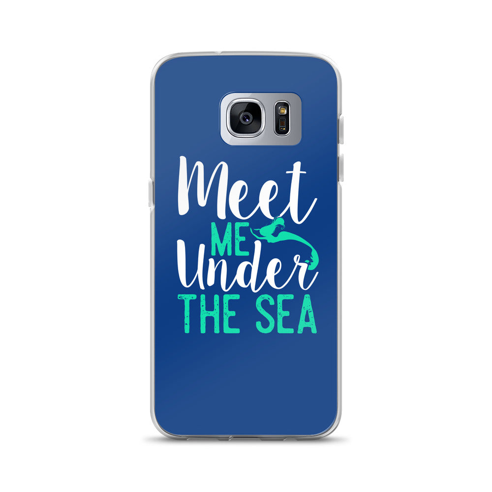 Meet Me Under the Sea Samsung Case Dark Blue - Splashing Apparel