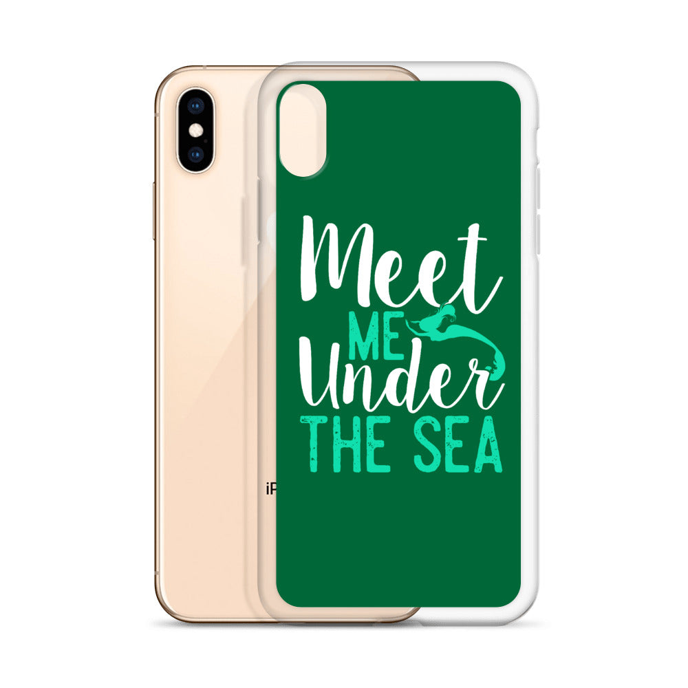 Meet Me Under the Sea iPhone Case Green - Splashing Apparel