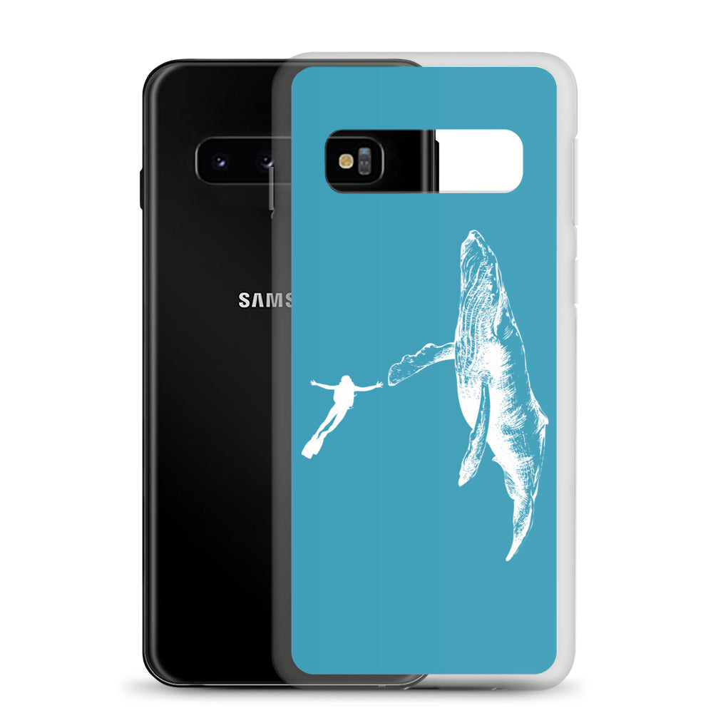 High Five Samsung Case Blue - Splashing Apparel