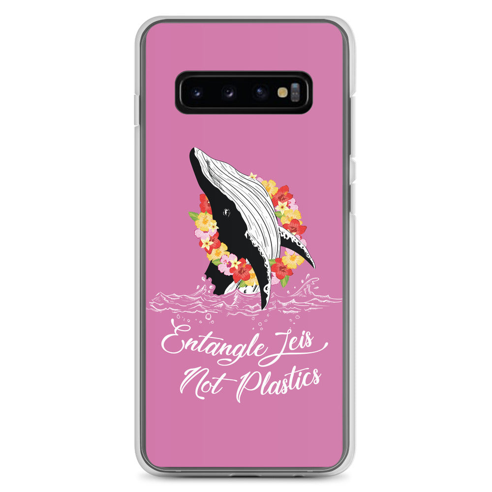 Entangle Leis Samsung Case Pink - Splashing Apparel